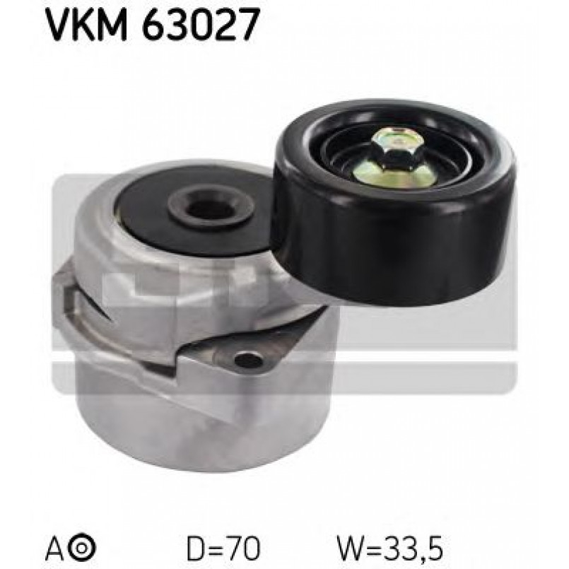 VKM 63027 SKF Натягувач поліклинового ременя